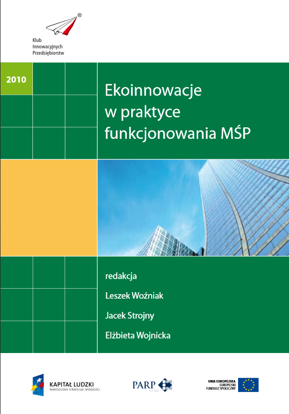 Ekoinnowacje  w praktyce  funkcjonowania MŚP