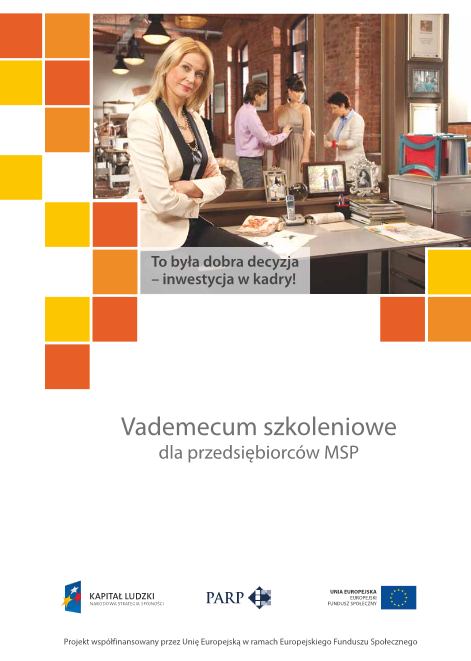 Vademecum szkoleniowe dla przedsiębiorców MSP