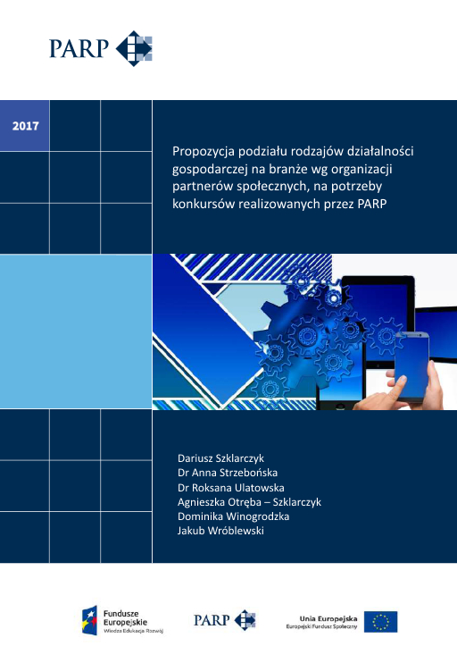 Propozycja podziału rodzajów działalności gospodarczej na branże 