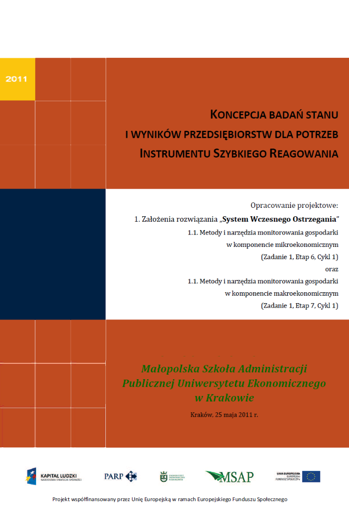 Koncepcja badań stanu i wyników przedsiębiorstw