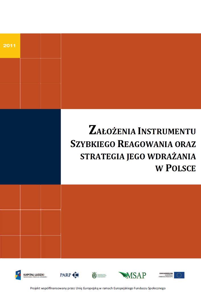 Założenia Instrumentu Szybkiego Reagowania oraz strategia jego wdrażania