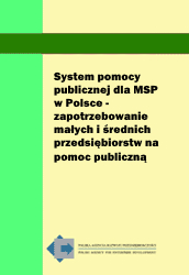 Zapotrzebowanie MSP na pomoc publiczną