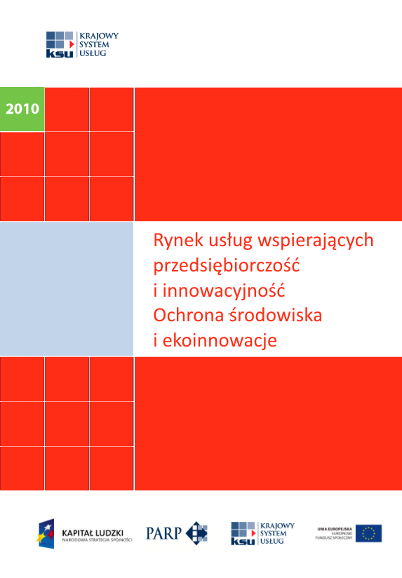 Rynek usług wspierających przedsiębiorczość i innowacyjność - Ochrona środowiska i ekoinnowacje