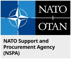 Logotyp NATO OTAN. NATO Support and Procurement Agency (NSPA)