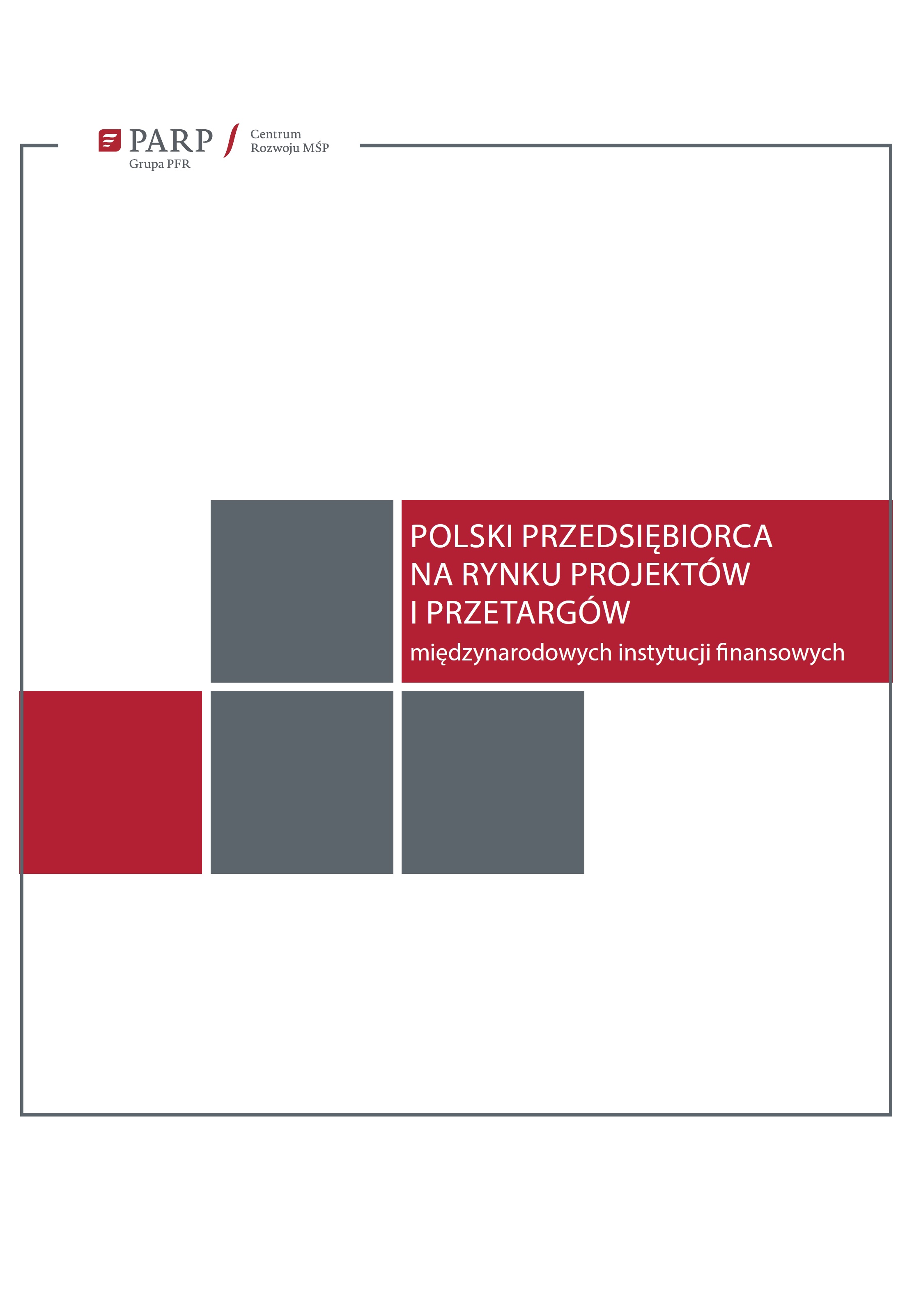 Polski przedsiębiorca na rynku projektów i przetargów międzynarodowych instytucji finansowych