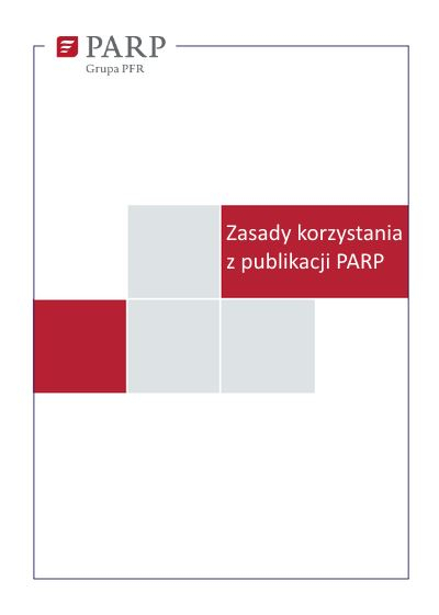 Zasady korzystania z publikacji PARP