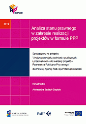 Analiza stanu prawnego w zakresie realizacji projektów w formule PPP