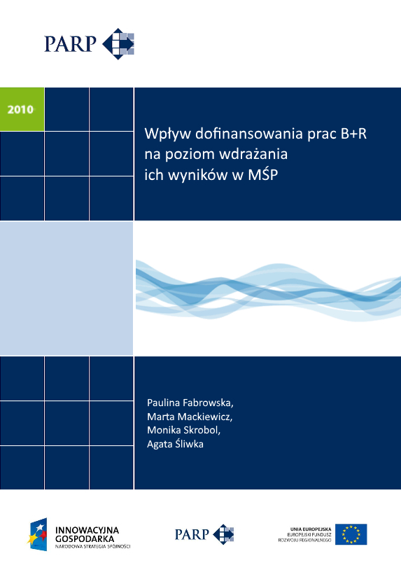 Wpływ dofinansowania prac B+R na poziom wdrażania ich wyników w MŚP