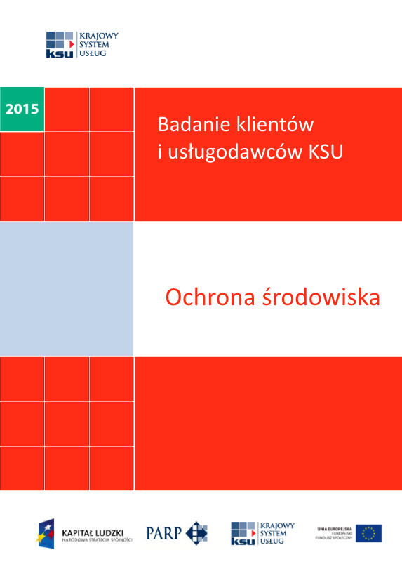 Badanie klientów i usługodawców KSU - ochrona środowiska 