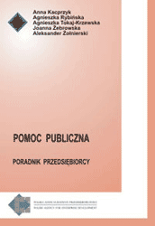 Pomoc publiczna - poradnik przedsiębiorcy