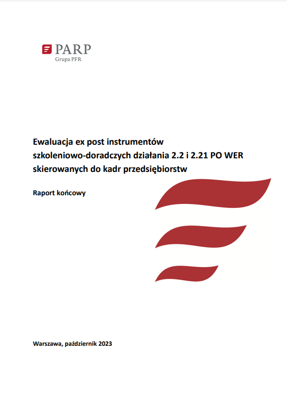 Ewaluacja ex post instrumentów szkoleniowo-doradczych działania 2.2 i 2.21 POWER skierowanych do kadr przedsiębiorstw