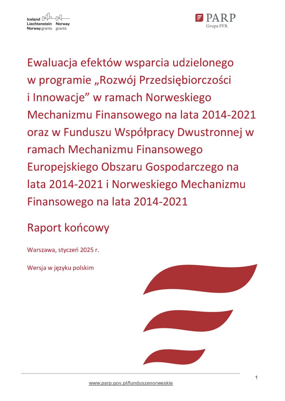 Ewaluacja efektów wsparcia udzielonego w ramach Funduszy Norweskich 2014-2021